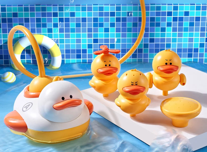 Baignoire Bebe Douche - Canard 4 pcs