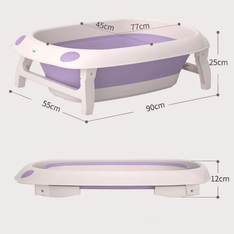 Baignoire Bebe Antiderapante - Rose : Sécurité & Confort Ultimes