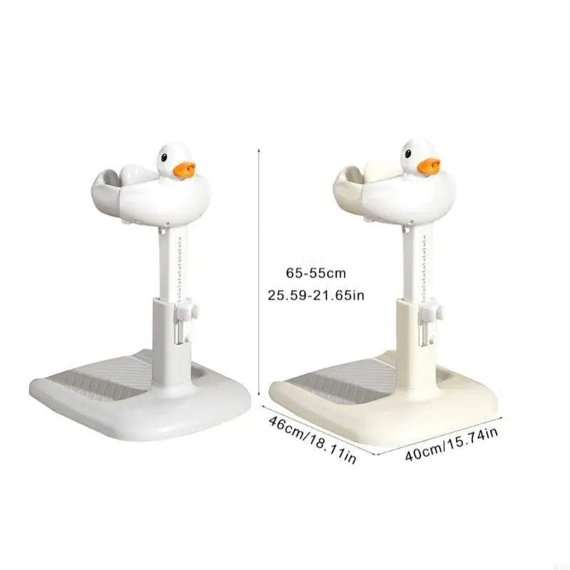 Baignoire Bebe Debout Canard - Blanc : Confort Unique et Sécurité