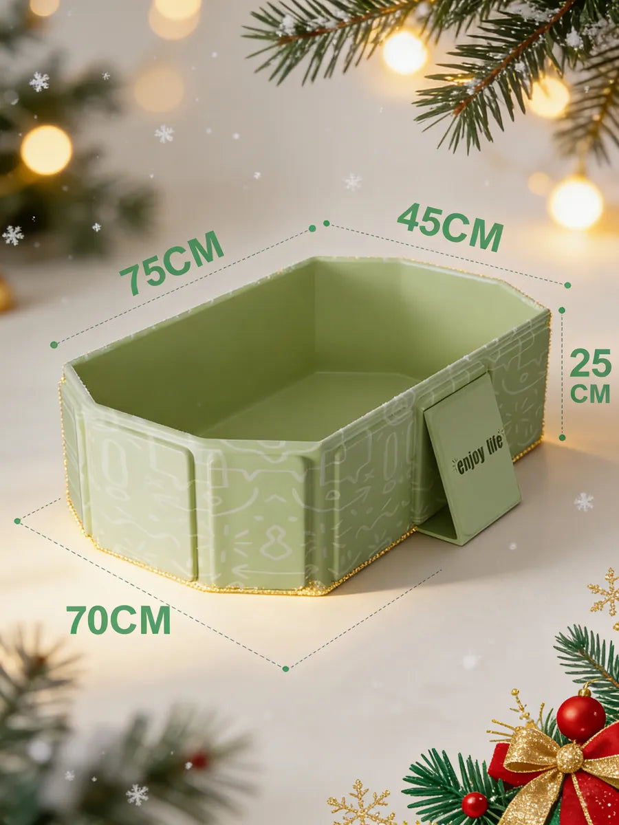 Baignoire Pliable Bebe Grand Format - Vert