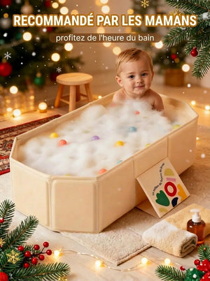 Baignoire Pliable Bebe Grand Format - Blanc