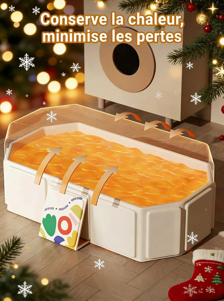 Baignoire Pliable Bebe Grand Format - Blanc