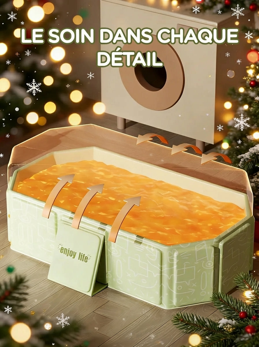 Baignoire Pliable Bebe Grand Format - Vert