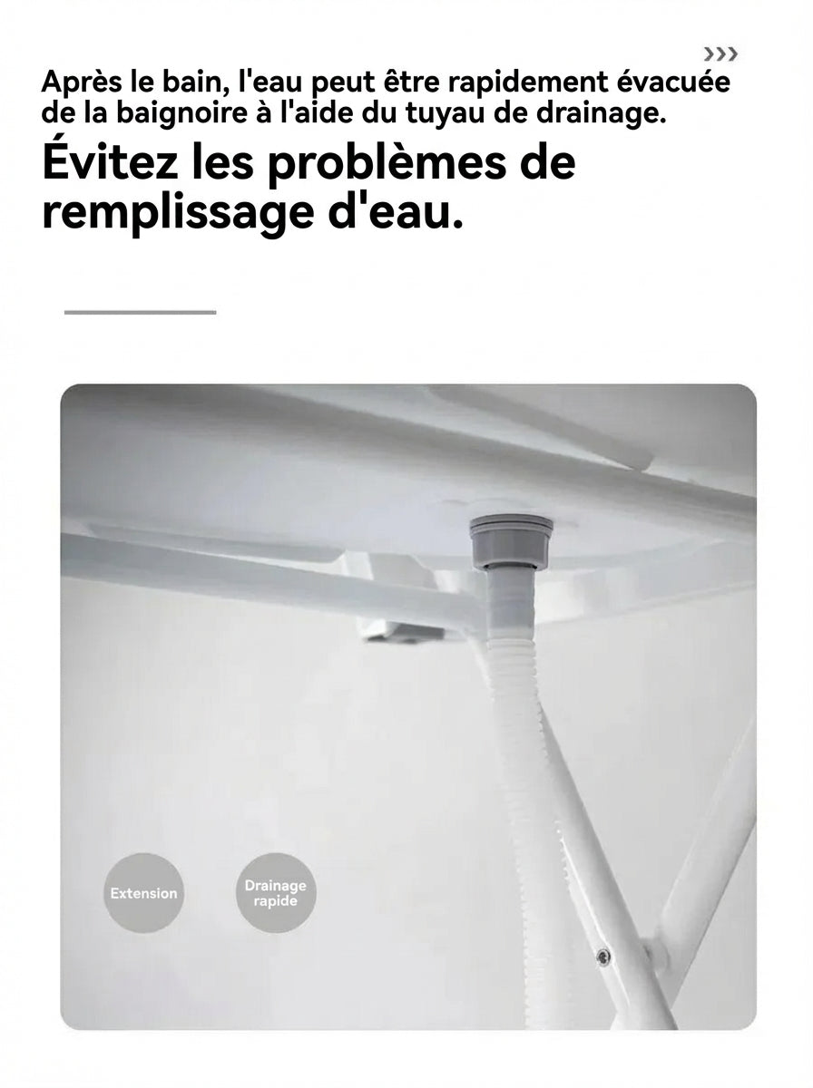 Baignoire Haute Bebe Pliable - Rose