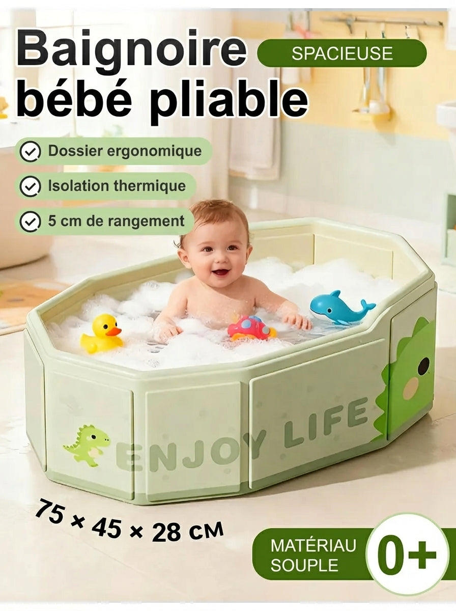 Baignoire xxl Bebe Pliable - Dinosaure