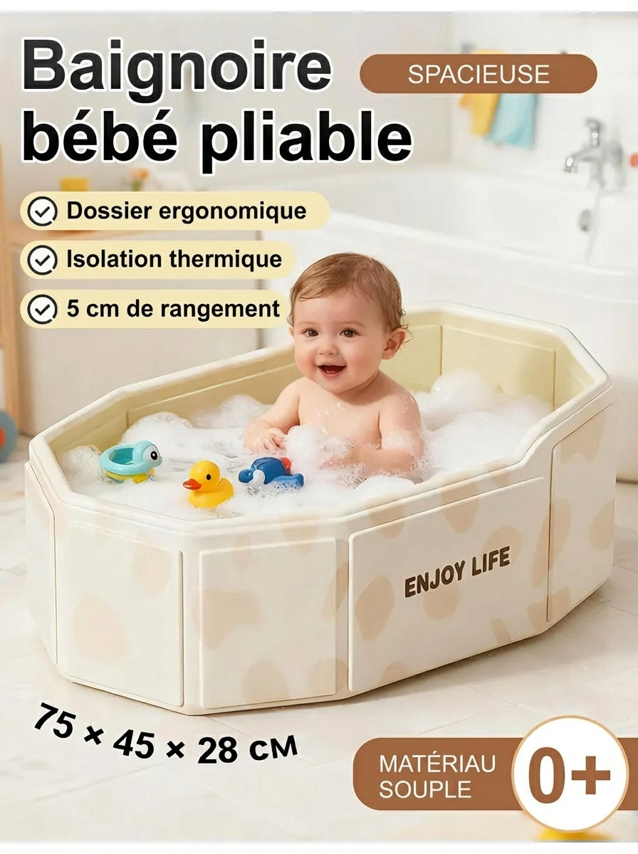 Baignoire xxl Bebe Pliable - Beige