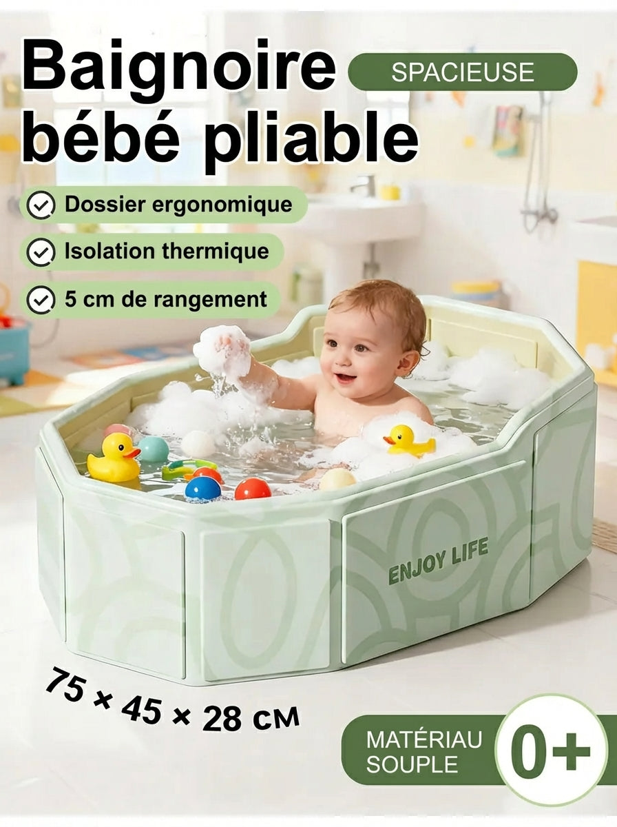 Baignoire xxl Bebe Pliable - Vert