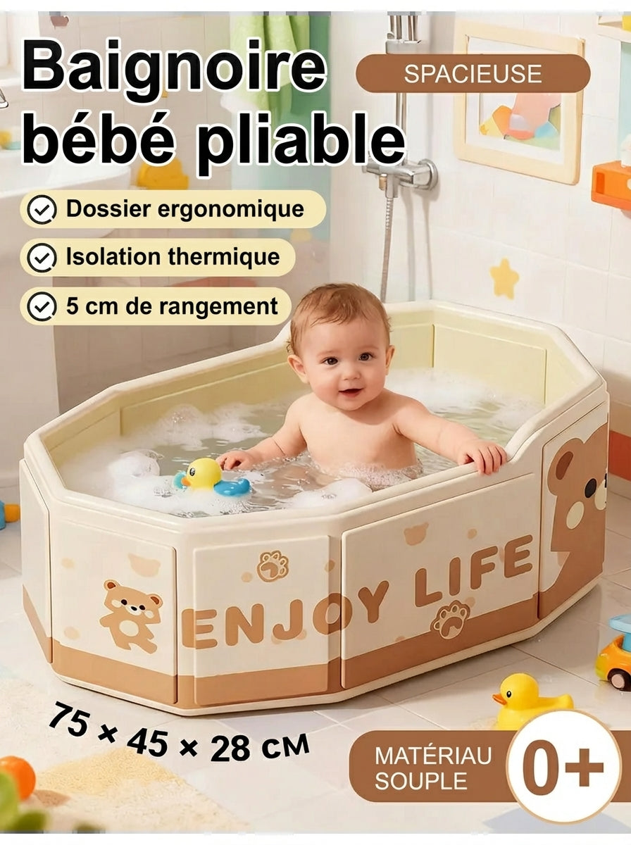 Baignoire xxl Bebe Pliable - Ourson