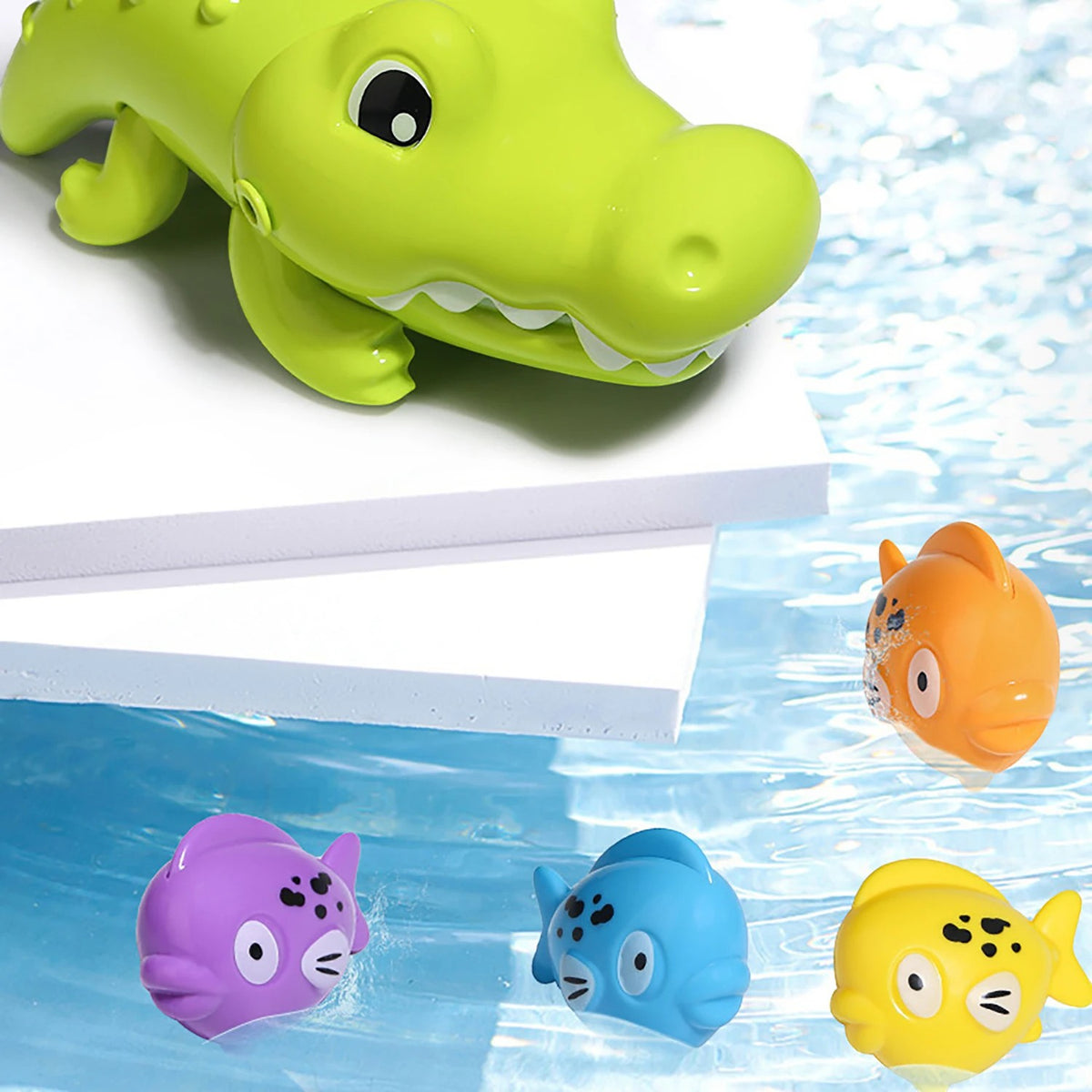 Jouet Baignoire Bebe Crocodile