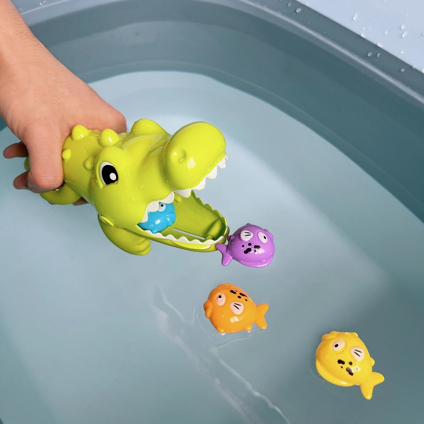 Jouet Baignoire Bebe Crocodile