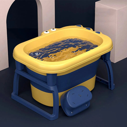 Baignoire 2 En 1 Bebe - Jaune : Confort & Sécurité Innovants