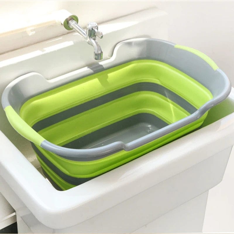 Baignoire Accordeon Bebe - Vert Compacte pour un Bain Parfait