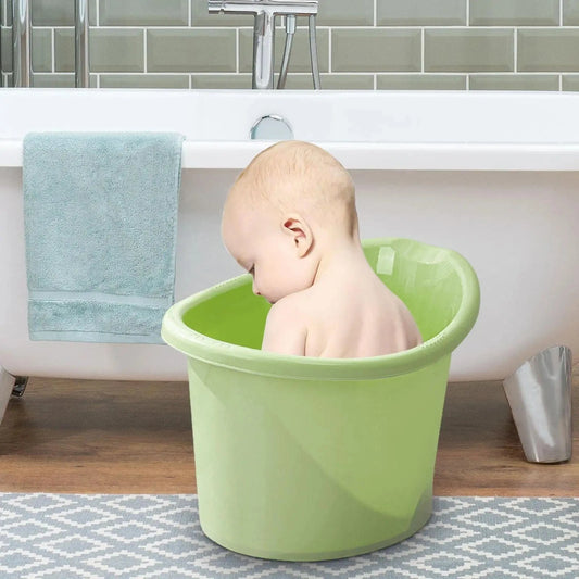 Baignoire Assis Bebe - Vert Clair : Confort et Sécurité Inégalés