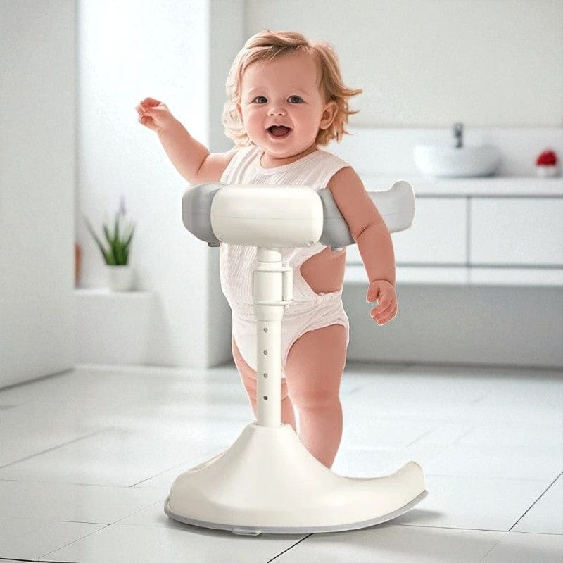 Baignoire Bebe Debout Antiderapant - Gris, Sécurité & Confort Absolu