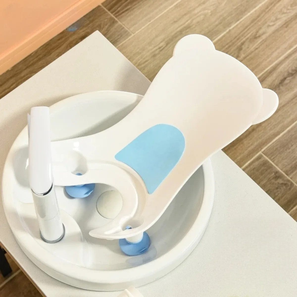 Baignoire Bebe Evier - Blanc : Sécurité & Confort Exceptionnels Image