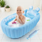 Baignoire Bebe Gonflable Avec Pompe - Confort et Sécurité Instantanés