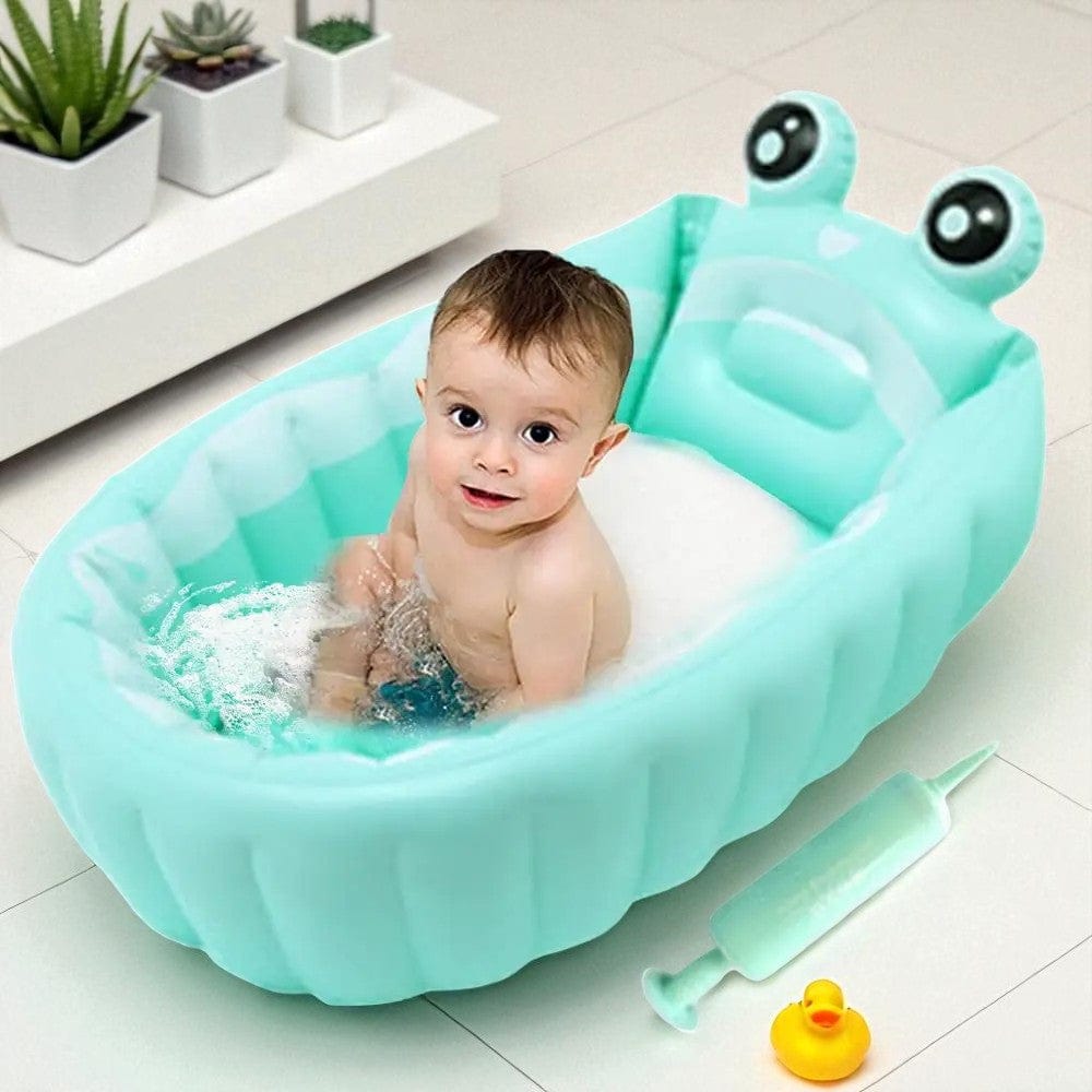 Baignoire Bebe Gonflable Avec Pompe - Confort & Sécurité Facile!