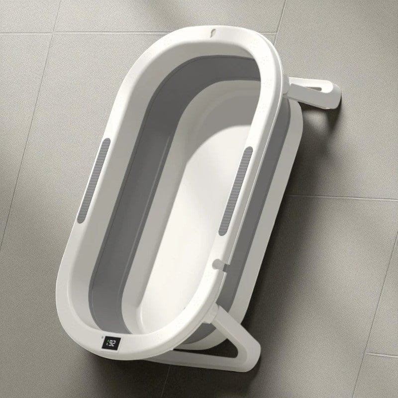 Baignoire Bebe Pliable Grise – Confort Compact & Facile à Ranger