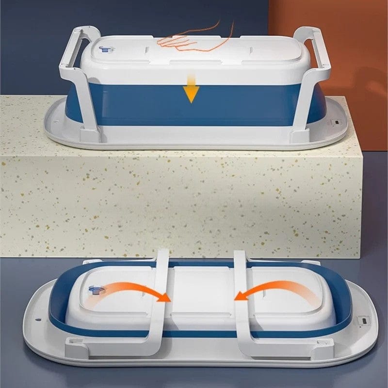 Baignoire Bebe Retractable - Pratique et Confort Bleu, Adoptez-la !