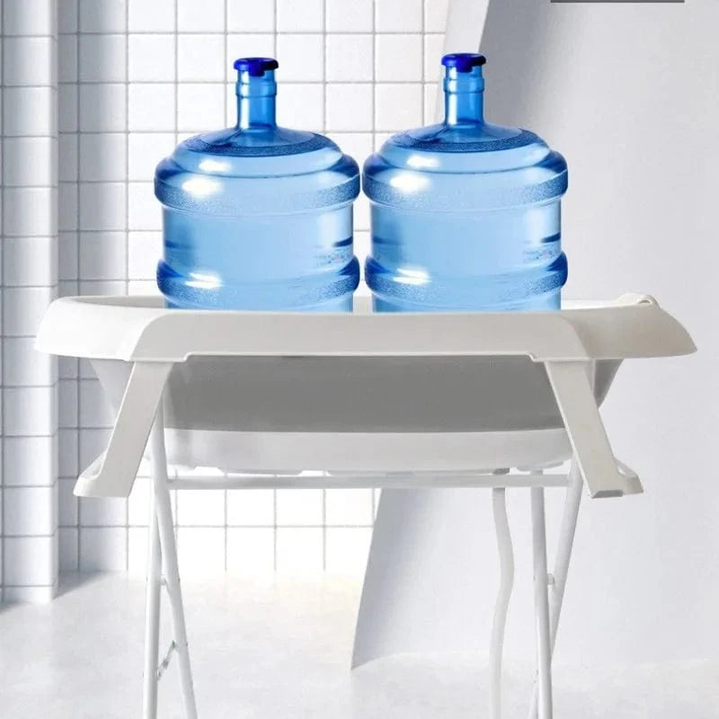 Baignoire Haute Bebe - Gris : Confort Unique pour le Bain Parfait