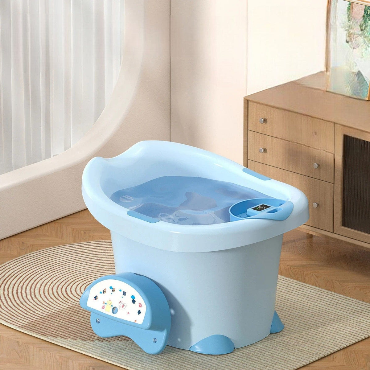 Baignoire Superbe Bebe - Bleu : Offrez Confort & Sécurité Ultimes