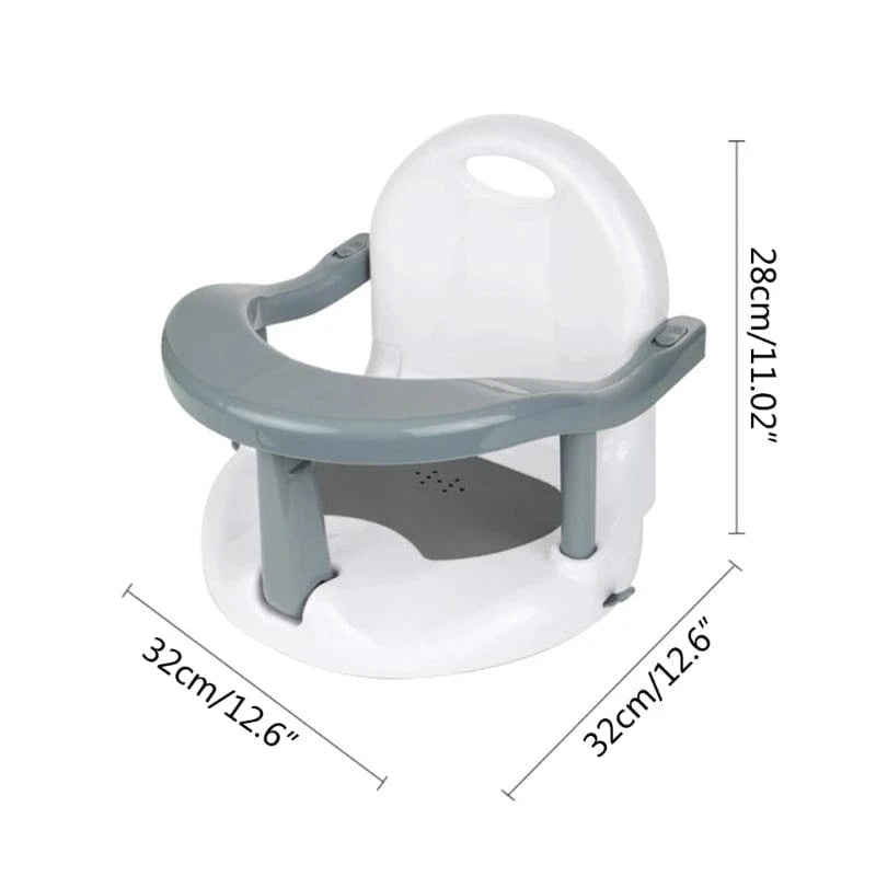 Chaise Baignoire Bebe - Blanc : Confort et Sécurité Inégalés