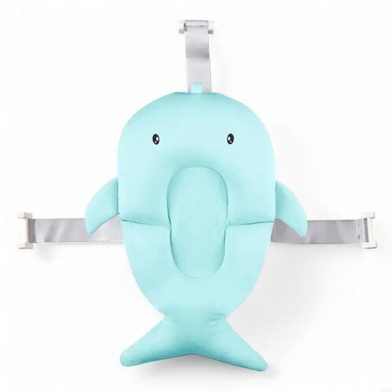 Coussin Baignoire Bebe Animaux - Baleine Bleu, Confort et Douceur