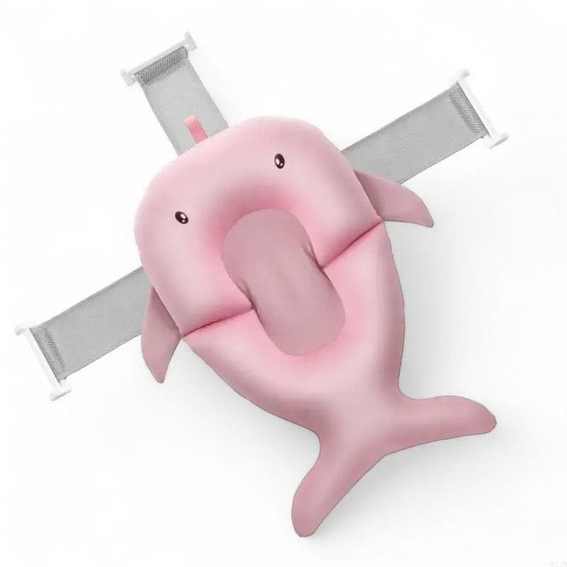 Coussin Baignoire Bebe Animaux - Baleine Rose, Confort et Douceur