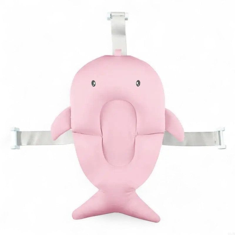Coussin Baignoire Bebe Animaux - Baleine Rose, Confort et Douceur