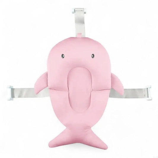 Coussin Baignoire Bebe Animaux - Baleine Rose, Confort et Douceur