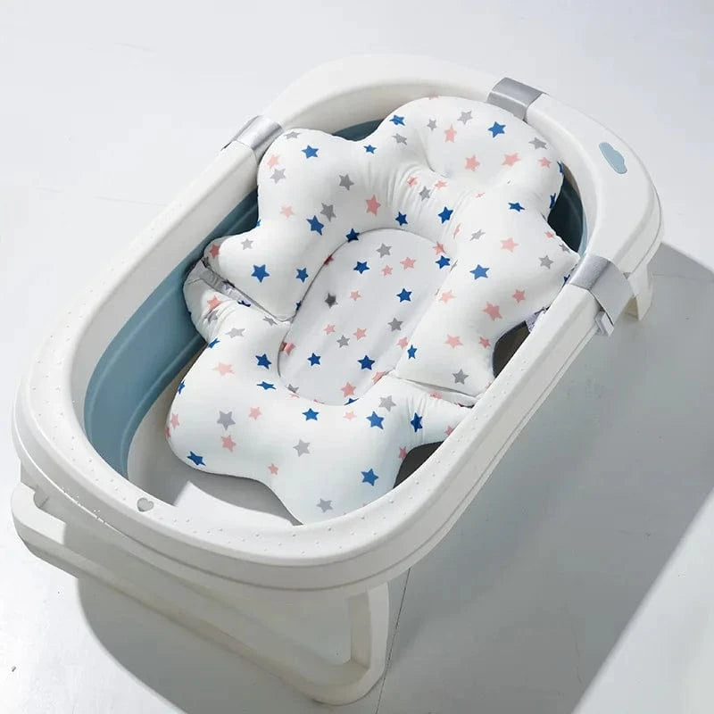 Coussin Baignoire Bebe Antiderapant - Étoiles, Confort & Sécurité