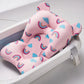 Coussin Baignoire Bebe - Arc-En-Ciel Rose pour Bain Serein et Douillet