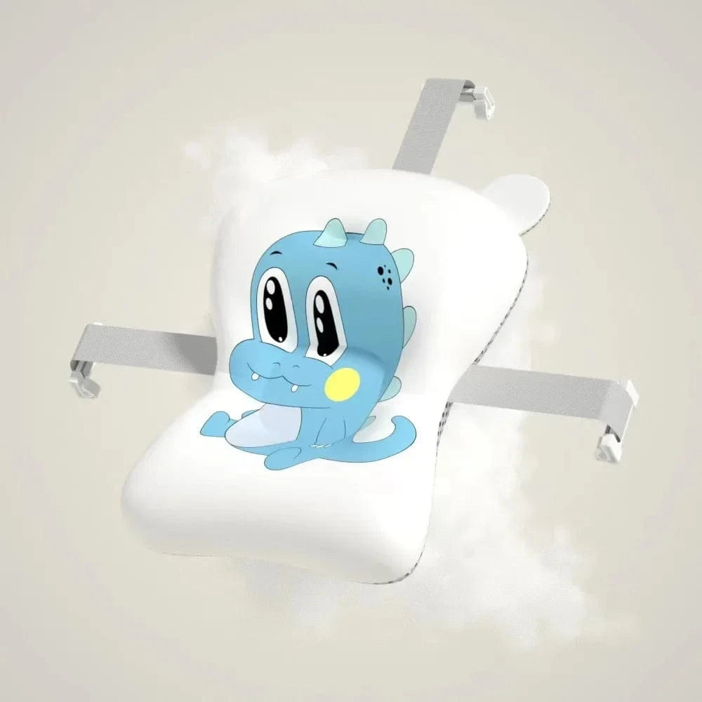 Coussin Baignoire Bebe Dinosaure - Bleu : Confort Ludique Unique