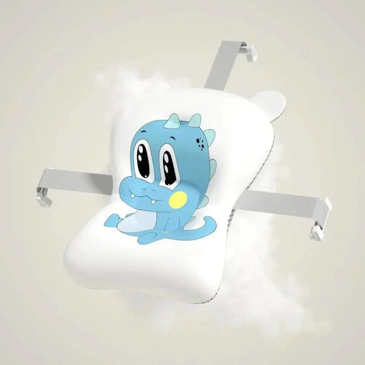 Coussin Baignoire Bebe Dinosaure - Bleu : Confort Ludique Unique