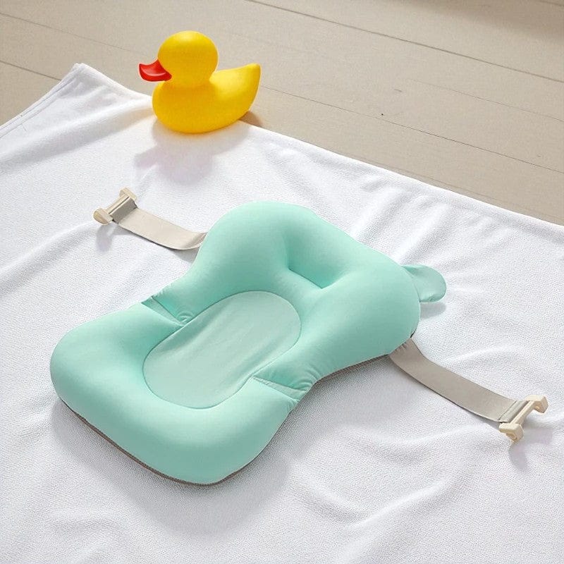 Coussin Baignoire Bebe - Vert : Confort Ultime pour un Bain Zen