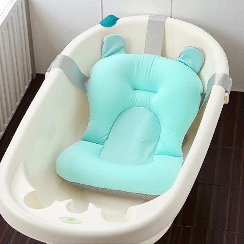 Coussin Baignoire Bebe - Vert : Confort Ultime pour un Bain Zen