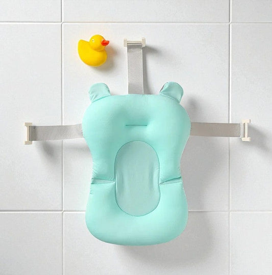 Coussin Baignoire Bebe - Vert : Confort Ultime pour un Bain Zen