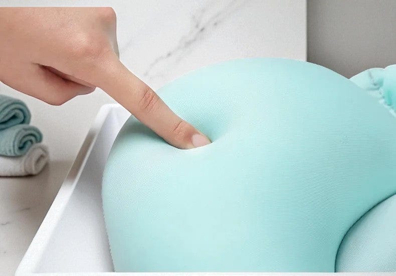 Coussin Baignoire Bebe - Vert : Confort Ultime pour un Bain Zen
