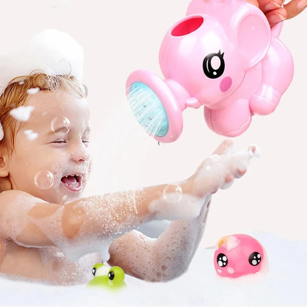 Jouet Baignoire Bebe Arrosoir - Éléphant Rose : Amusez Votre Bébé!