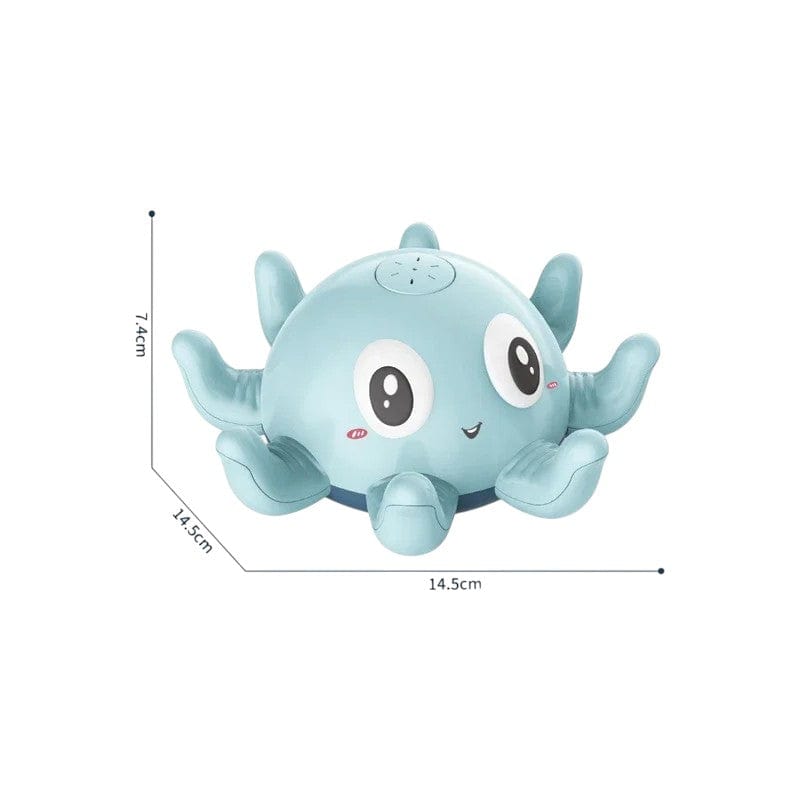 Jouet Baignoire Bebe Arrosoir - Poulpe Bleu: Amusez Bébé en Douceur!