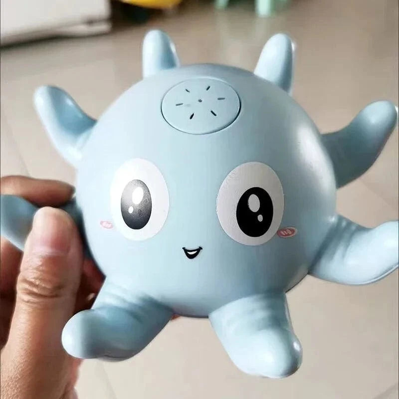 Jouet Baignoire Bebe Arrosoir - Poulpe Bleu: Amusez Bébé en Douceur!