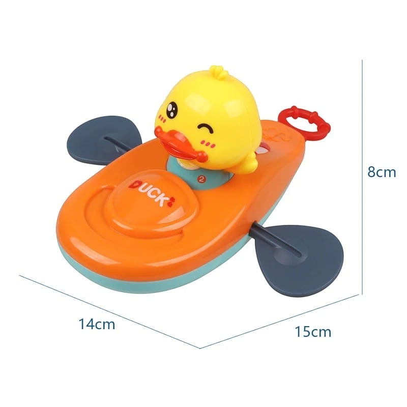 Jouet Baignoire Bebe Kayak - Orange : Amusez Bébé en Toute Sécurité!