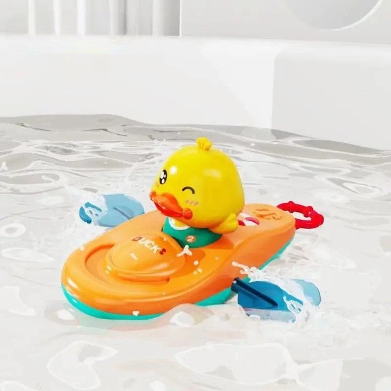 Jouet Baignoire Bebe Kayak - Orange : Amusez Bébé en Toute Sécurité!
