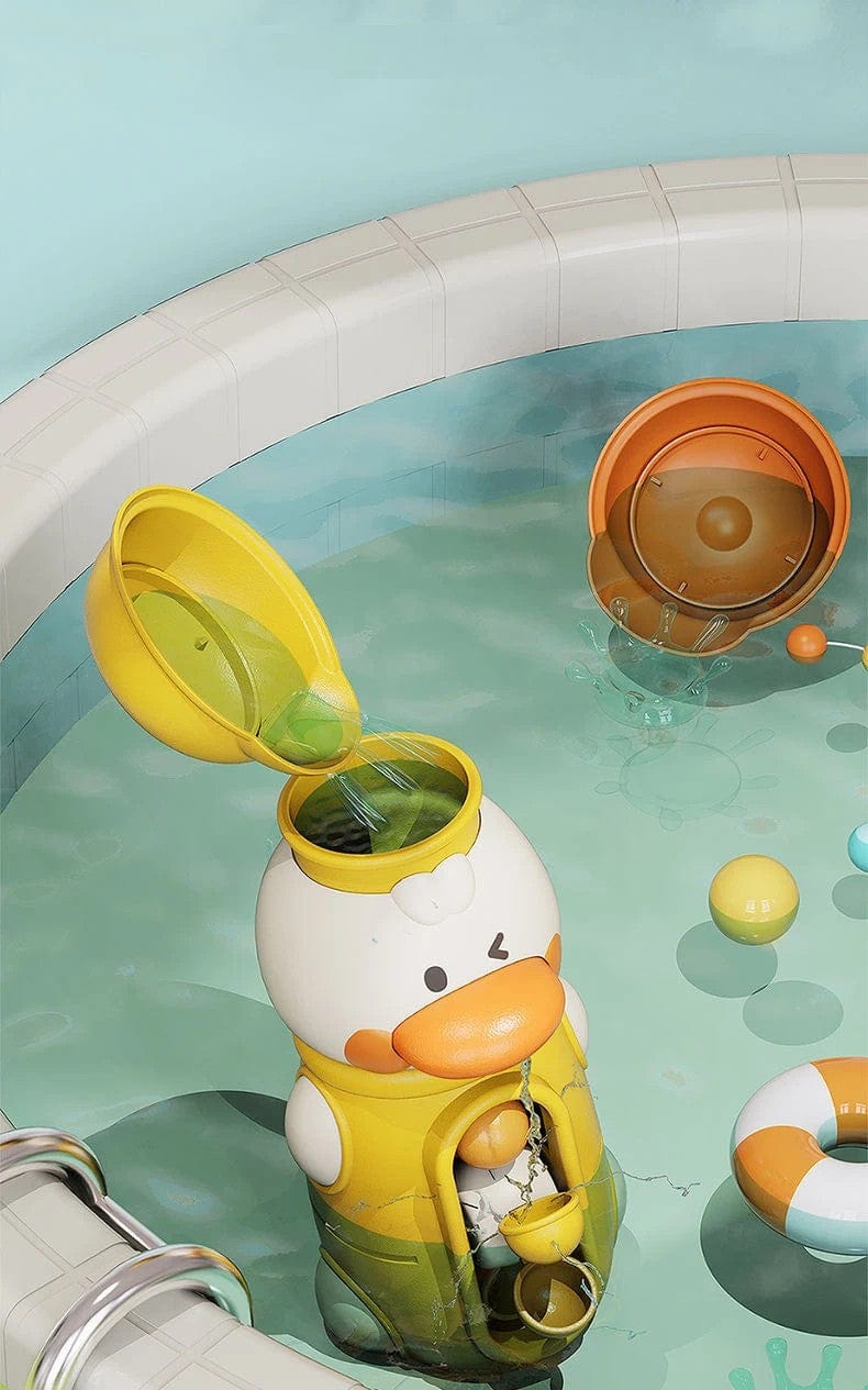 Jouet Baignoire Bebe Moulin - Canard Jaune: Amusez Bébé Avec Fun !