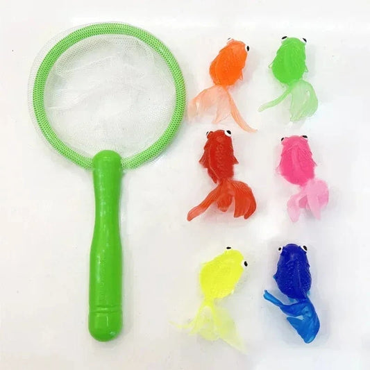 Jouet Baignoire Bebe Pêche - Épuisette Verte, Amusez Votre Petit!