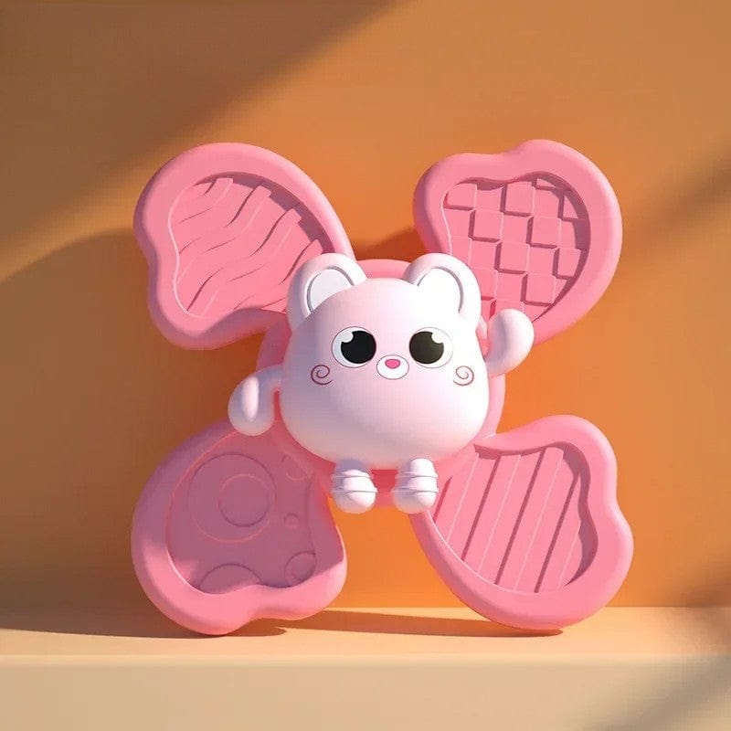 Jouet Baignoire Bebe Rotatif - Rose, Amusement Infini & Sécurité